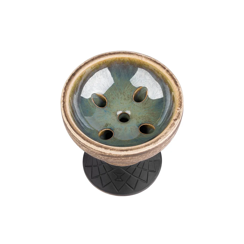 Чаша для кальяна - Alpha Bowl - Turk Design PRO Green Fog ( турка )