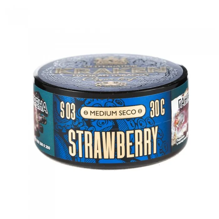Табак для кальяна - Kraken - MS - Strawberry ( с ароматом клубника ) - 30 г