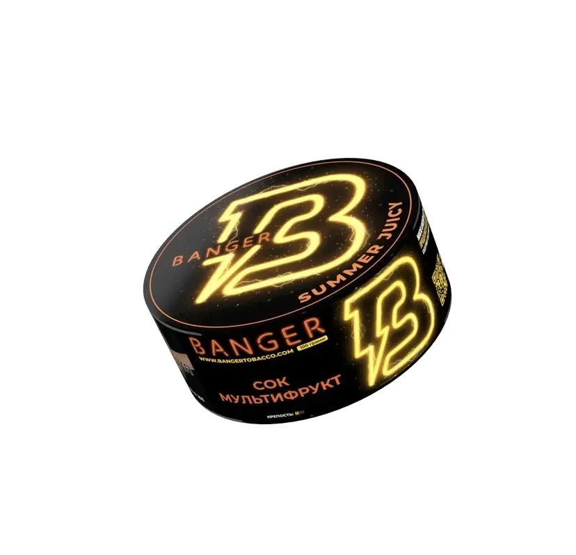 Табак для кальяна - Banger - Summer Juicy - ( с ароматом Сок тропических фруктов ) - 100 г