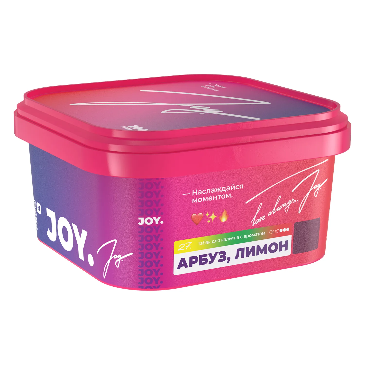 New - Табак для кальяна - JOY - АРБУЗ-ЛИМОН - 200 г