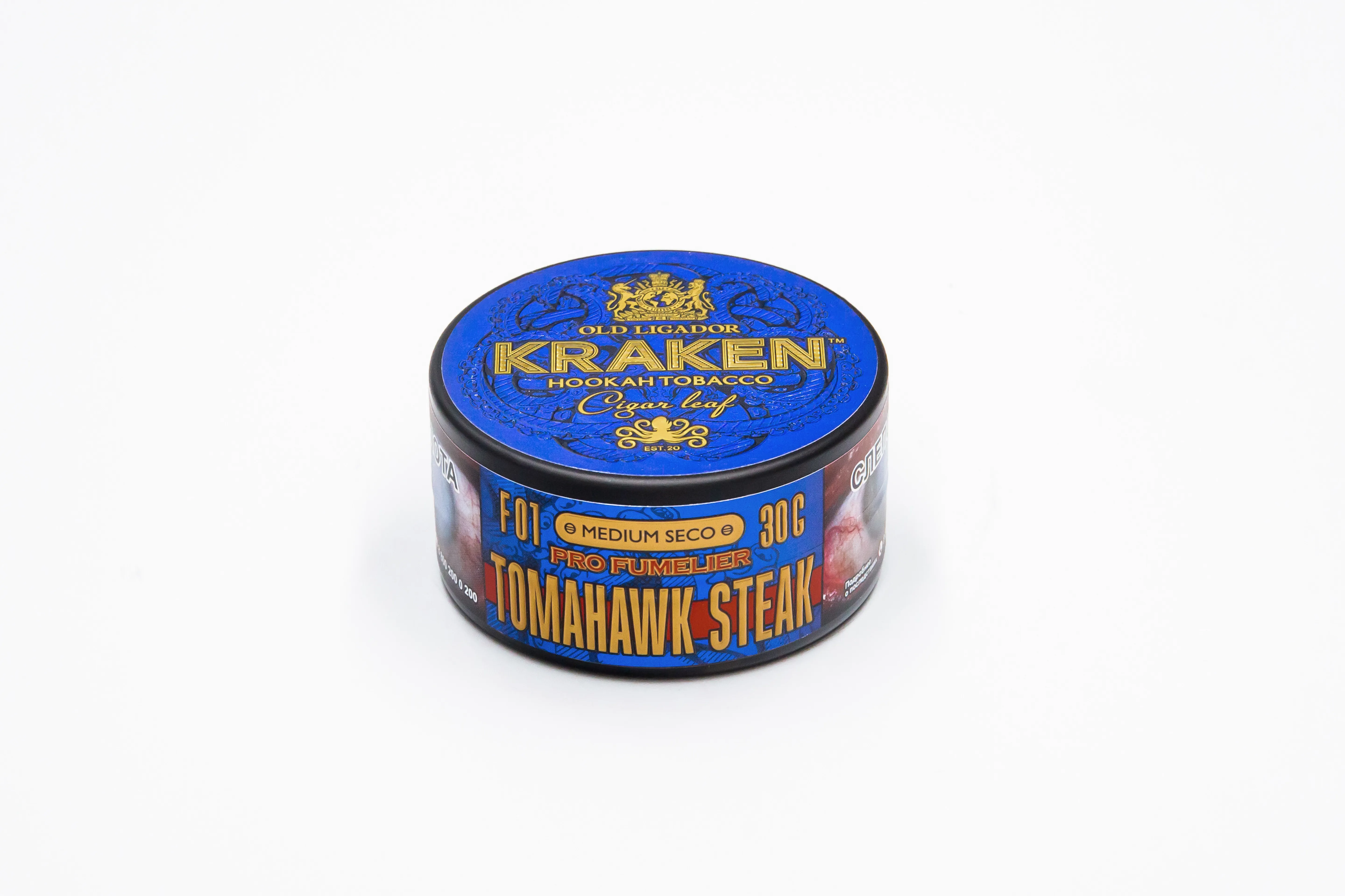 Табак для кальяна - Kraken - MS - Tomahawk Steak (F01) ( с ароматом стейк со специями ) - 30 г