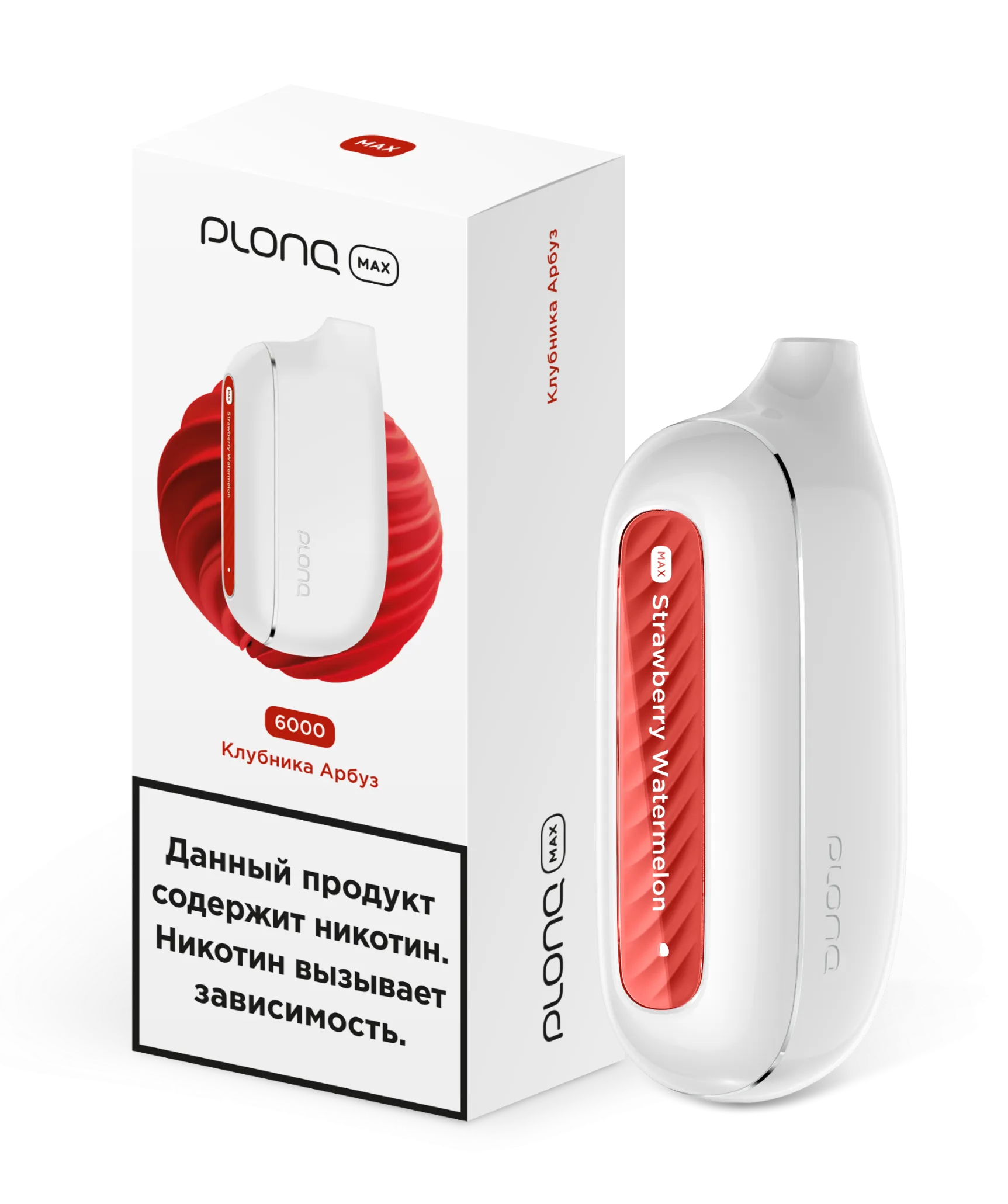 ЭСДН - Plonq Max 6000 - Клубника Арбуз