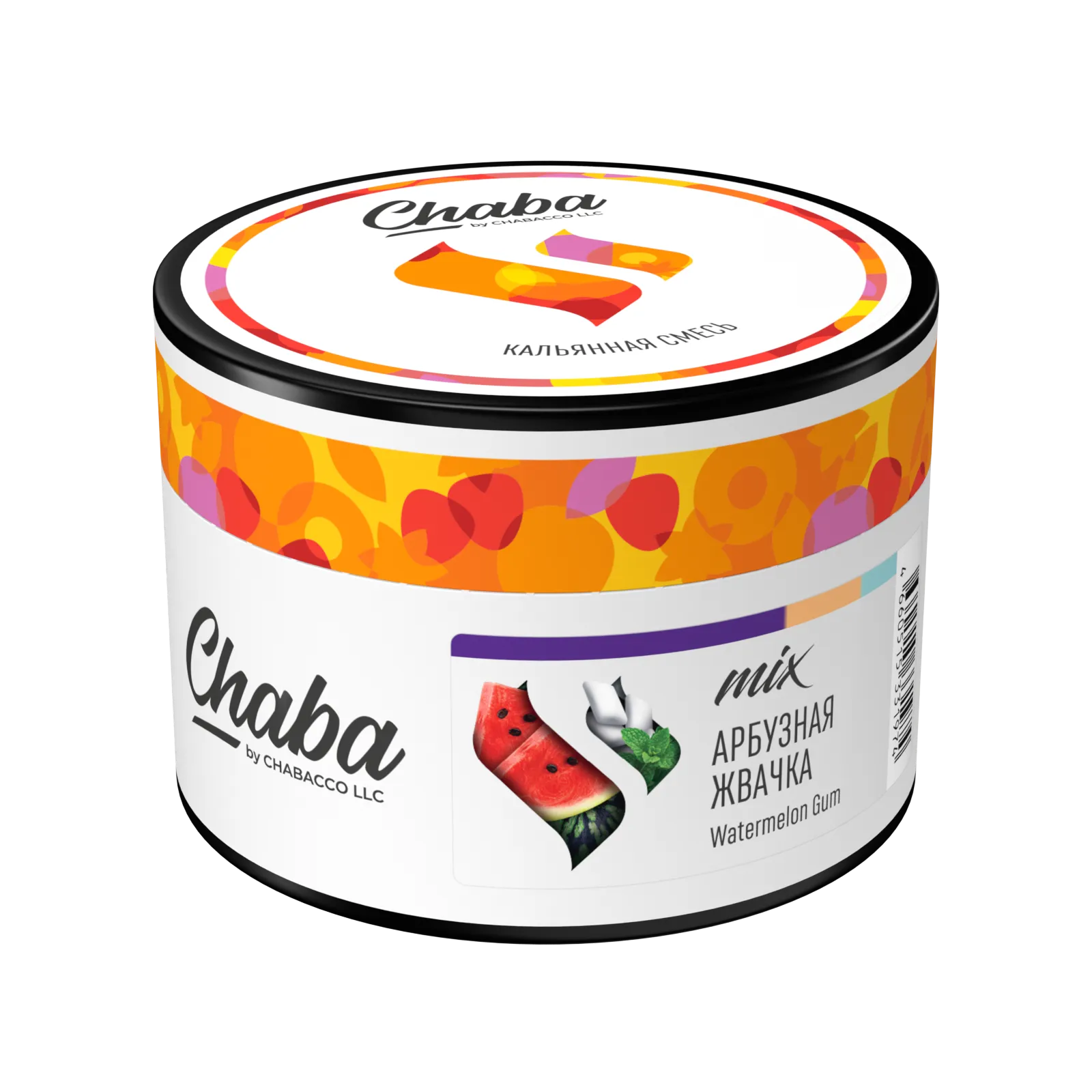 Бестабачная смесь для кальяна - Chaba Mix - Watermelon Gum ( с ароматом арбузная жвачка ) - 40 г