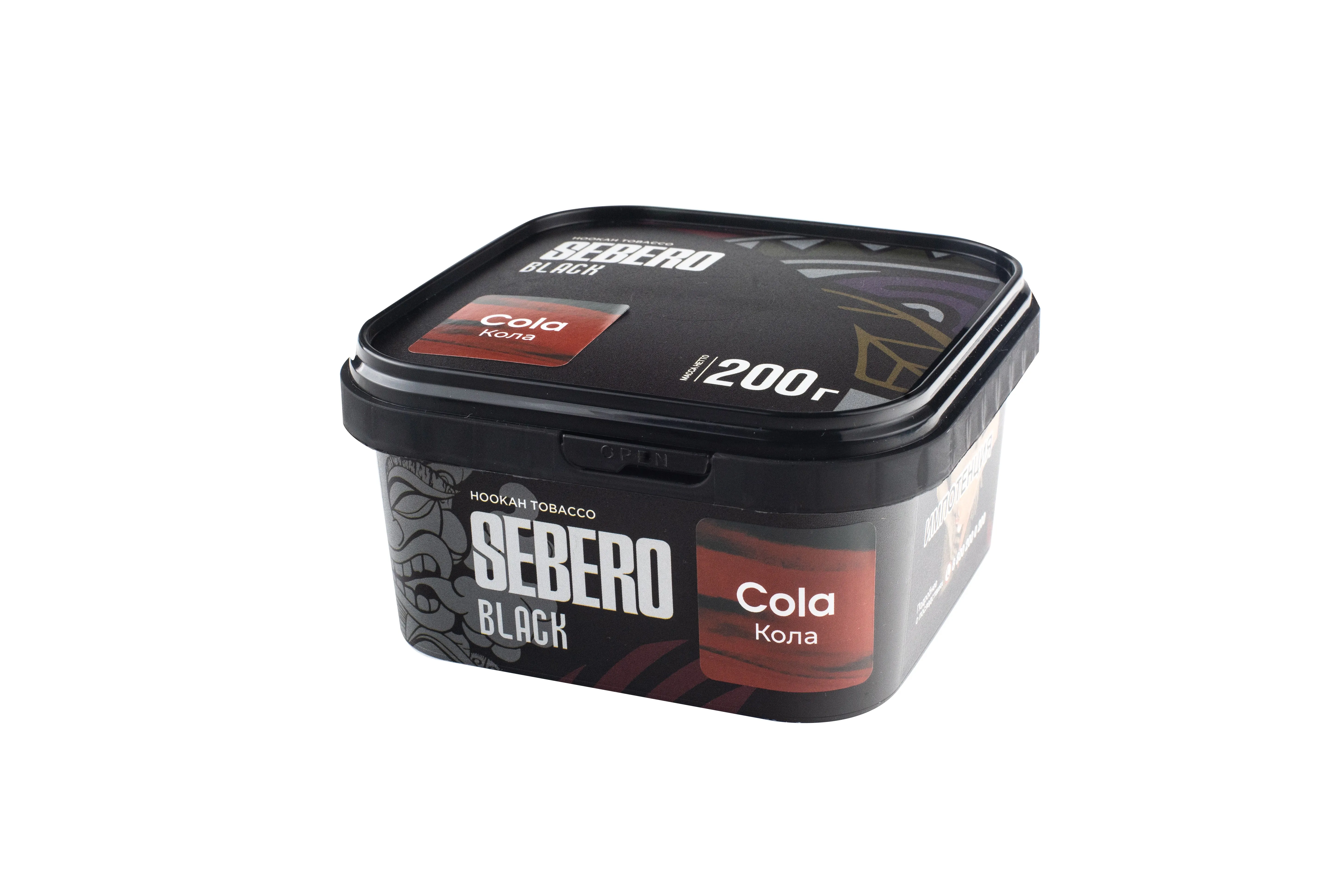 Табак для кальяна - Sebero black - COLA - ( с ароматом кола ) - 200 г