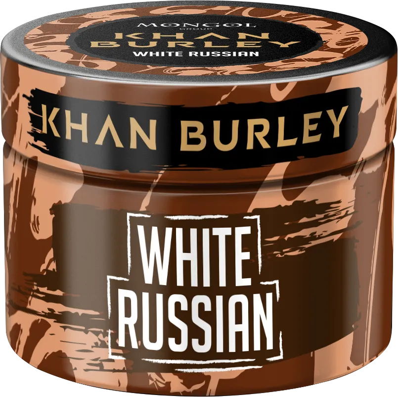 Табак для кальян - Khan Burley - White Russian ( с ароматом коктейля белый русский ) - 40г