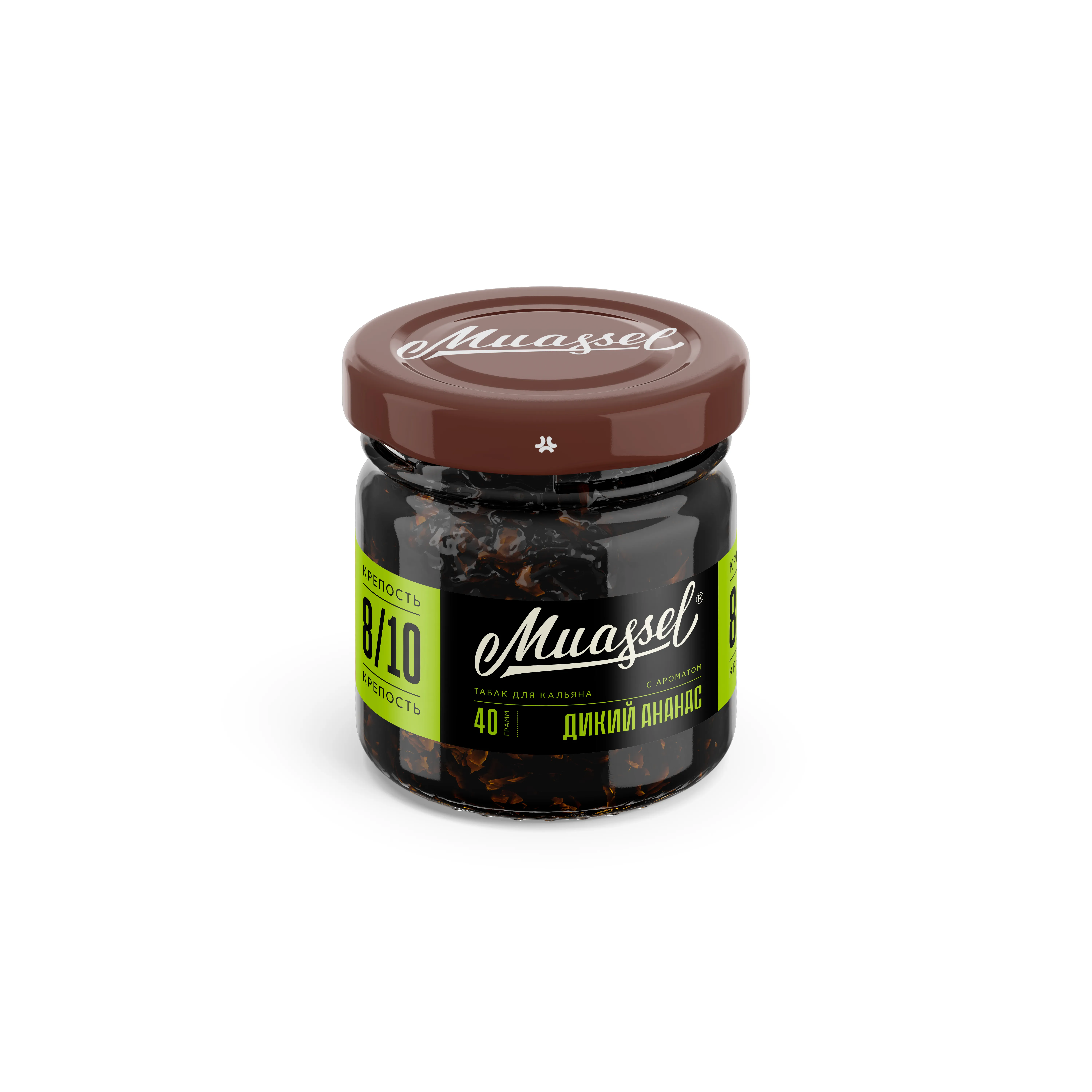 Табак для кальяна - Muassel extra strong 8/10 - Дикий ананас ( с ароматом ананас ) - 40 г