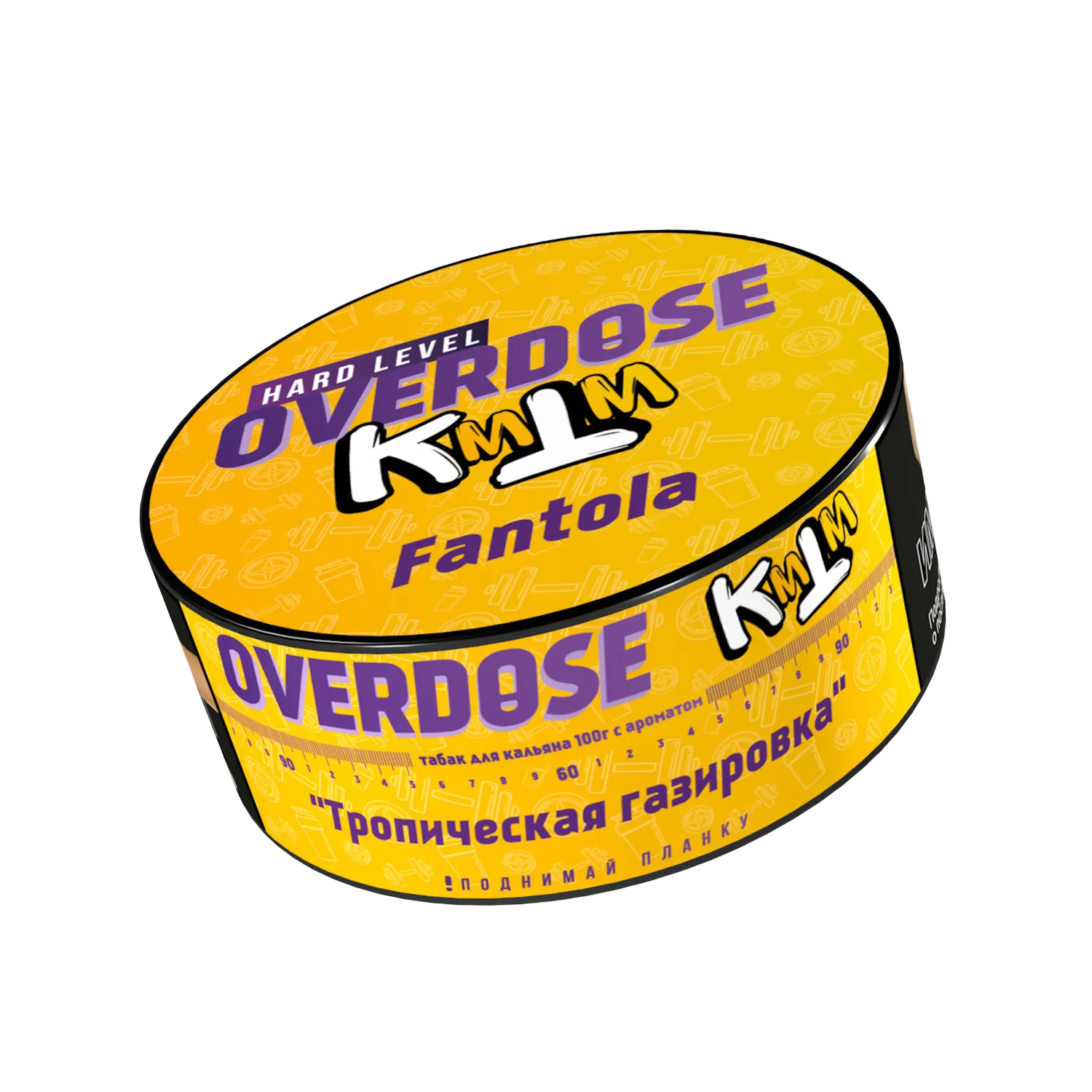 Табак для кальяна - Overdose & KMTM - Fantola ( с ароматом тропическая газировка ) - 100 г