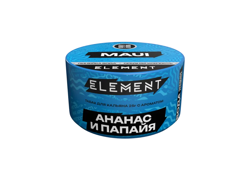 Табак для кальяна - (Oбн.) Element Water - Maui ( с ароматом ананас папайя ) - 25 г