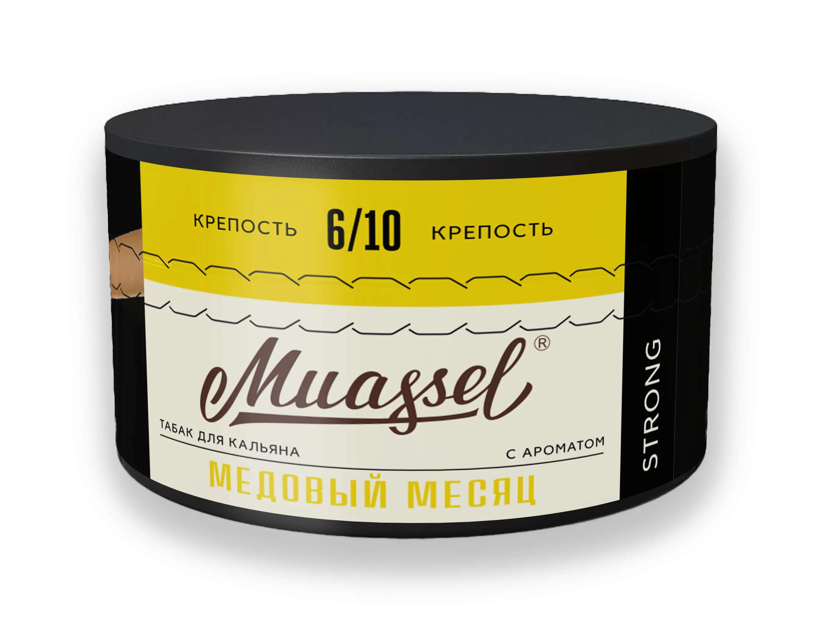 Табак для кальяна - Muassel Strong 6/10 - МЕДОВЫЙ МЕСЯЦ ( с ароматом юдзу с медовой патокой ) - 200 г