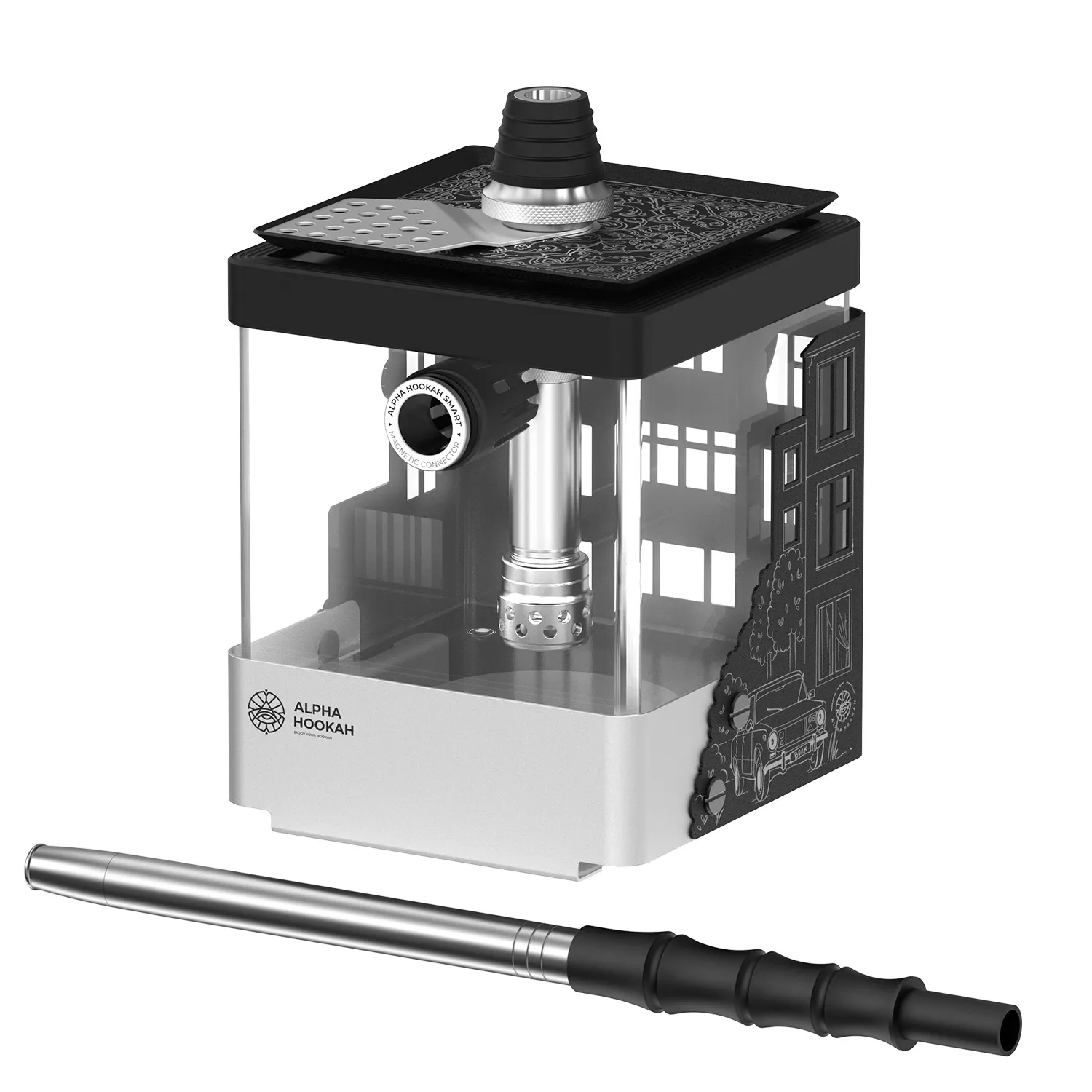 Кальян - Alpha Hookah - Smart (Box) - EKZO Panelka - SMRTXZPNLK
