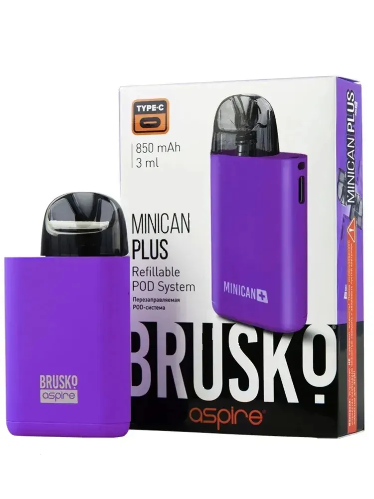 ЭСДН Brusko Minican PLUS - Фиолетовый - 850 mAh