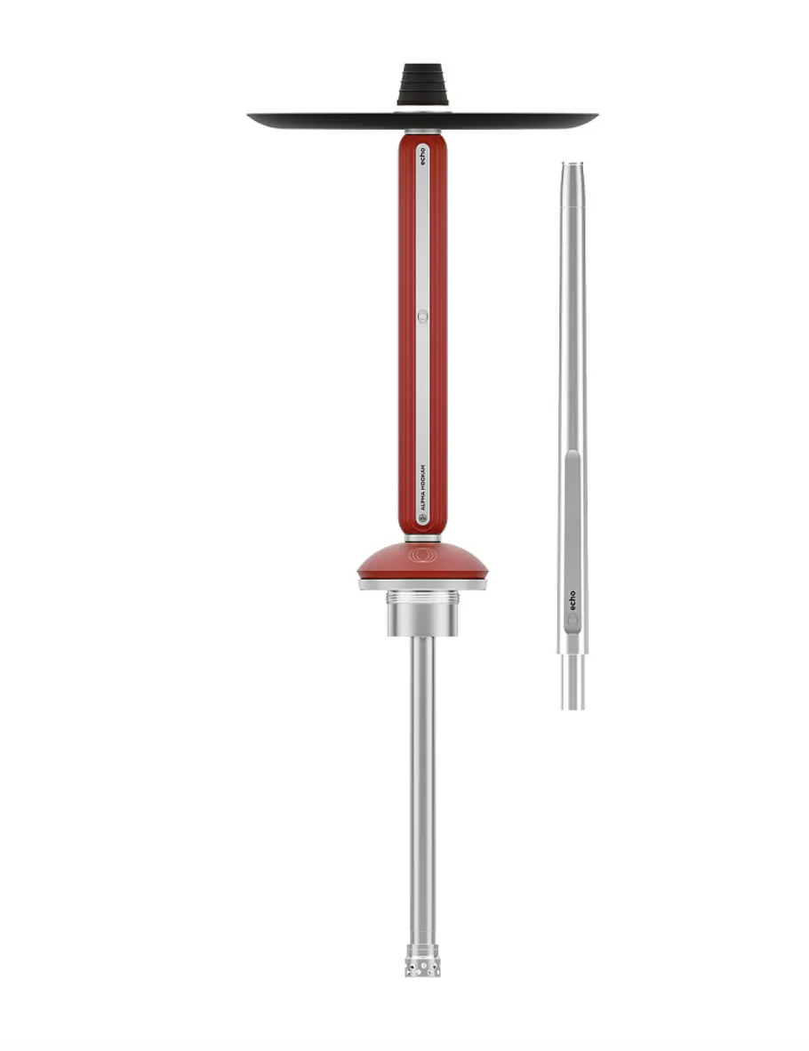 Кальян - Alpha Hookah - ECHO SILVER- RUBY RED (CHRRD)