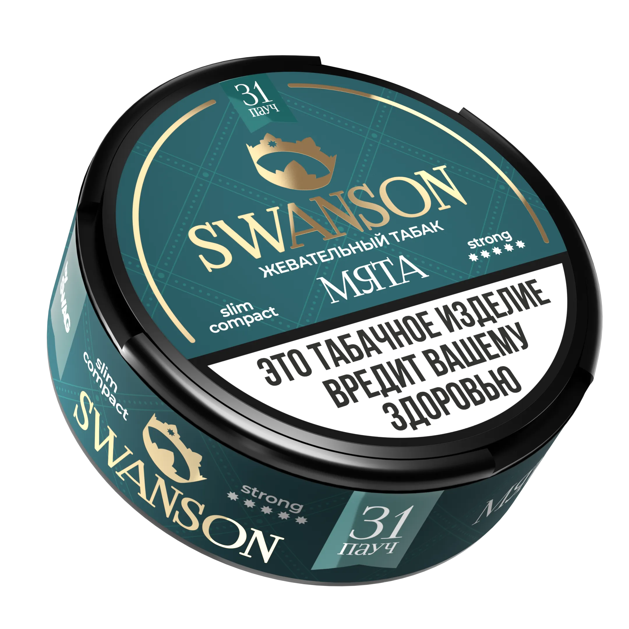 Жевательный табак - Swanson - "Mint" - 10 г