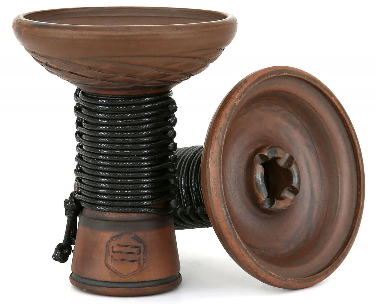 Чаша для кальяна - Japona Hookah - Mummy BLACK черная оплетка ( фанэл )