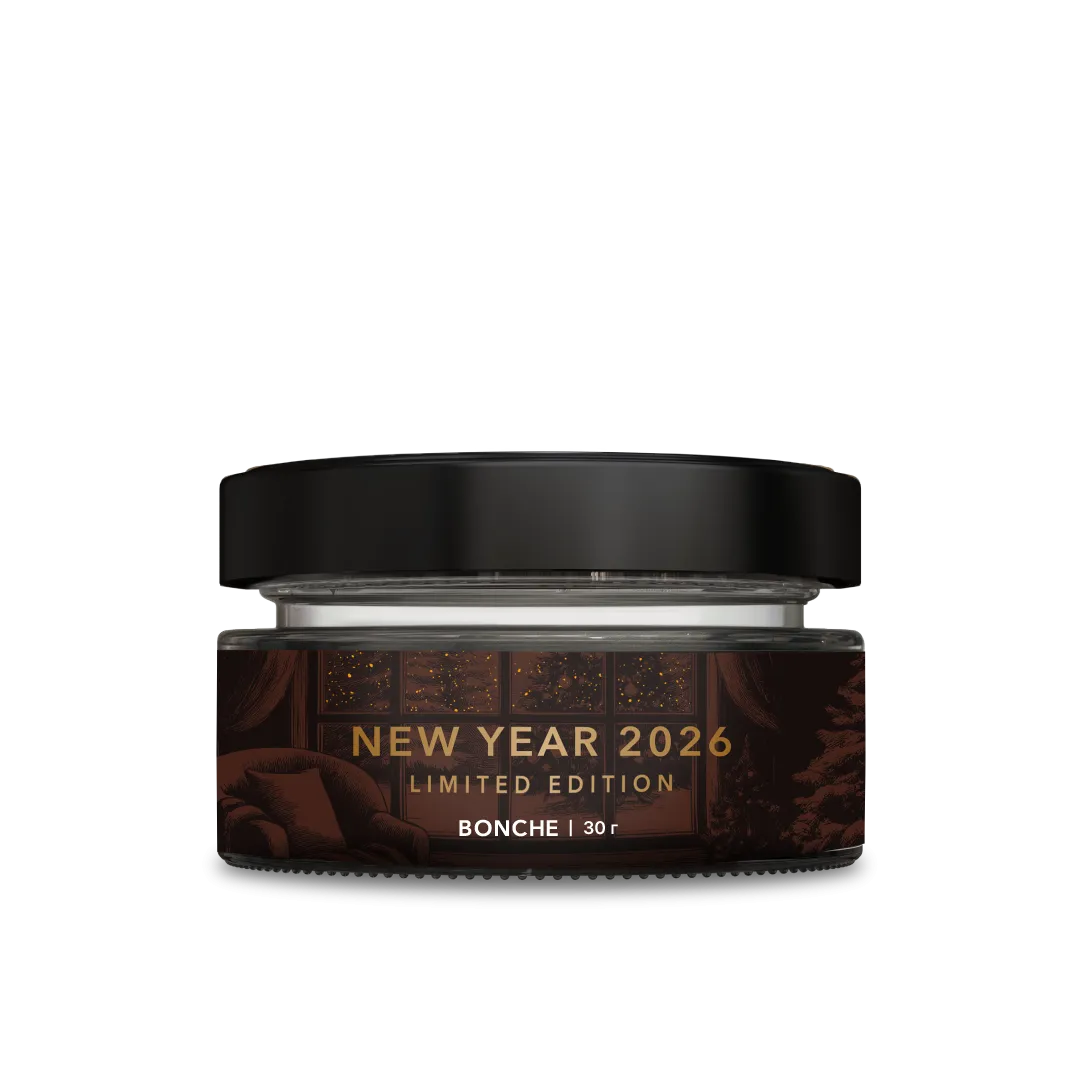 Le - Табак для кальяна - Bonche - New Year 2026 - ( с ароматом какао с кленовый сиропом и корица ) - 30 г