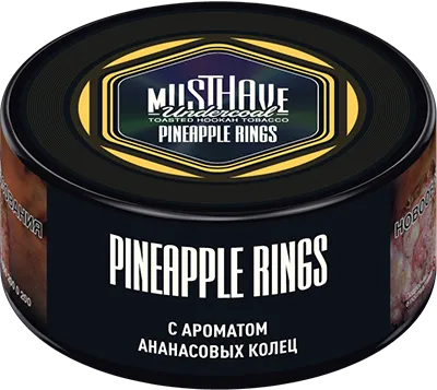 Табак для кальяна - Must Have - Pineapple Rings ( с ароматом ананасовые колечки ) - small size - 25 г