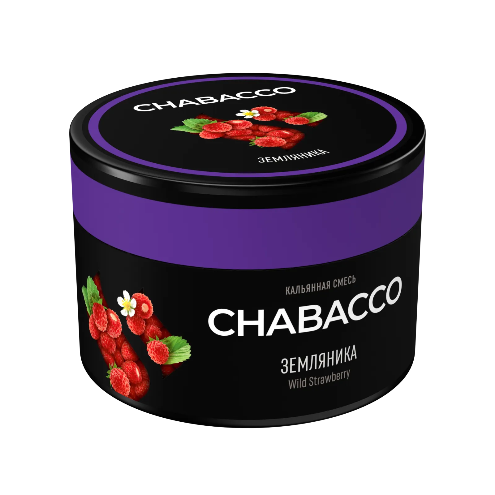 Бестабачная смесь для кальяна - Chabacco Medium -  W Strawberry ( с ароматом земляника ) - 40 г