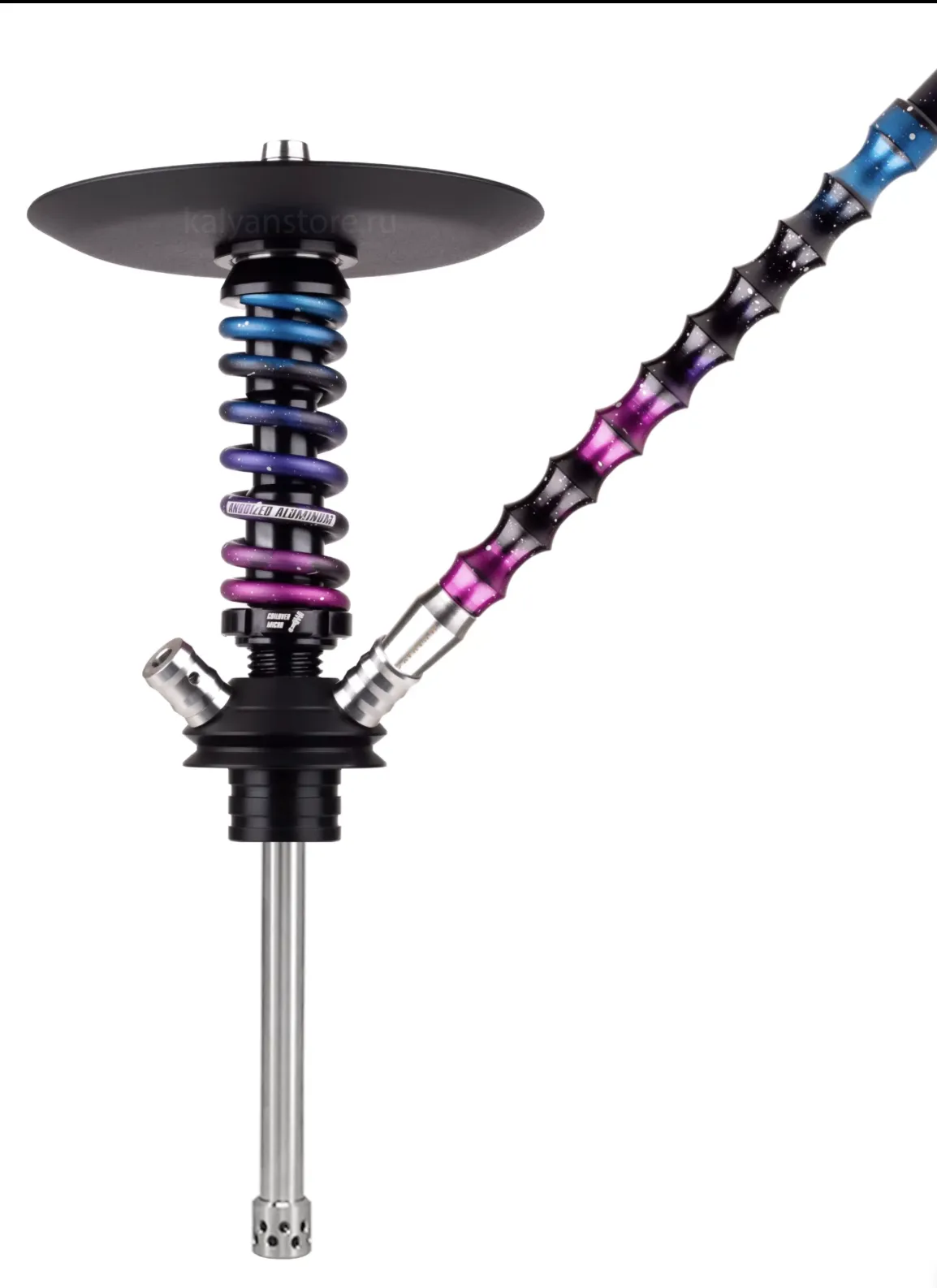 Кальян - Mamay - Coilovers Micro FULL ANOD - ( Черная шахта - Dark Space спираль )