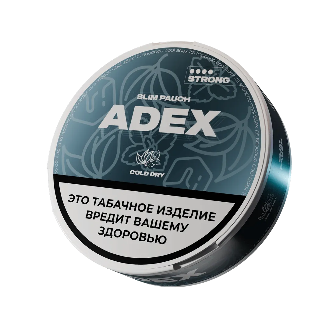 Жевательный табак - ADEX - Strong SLIM - Cold Dry - 10 г
