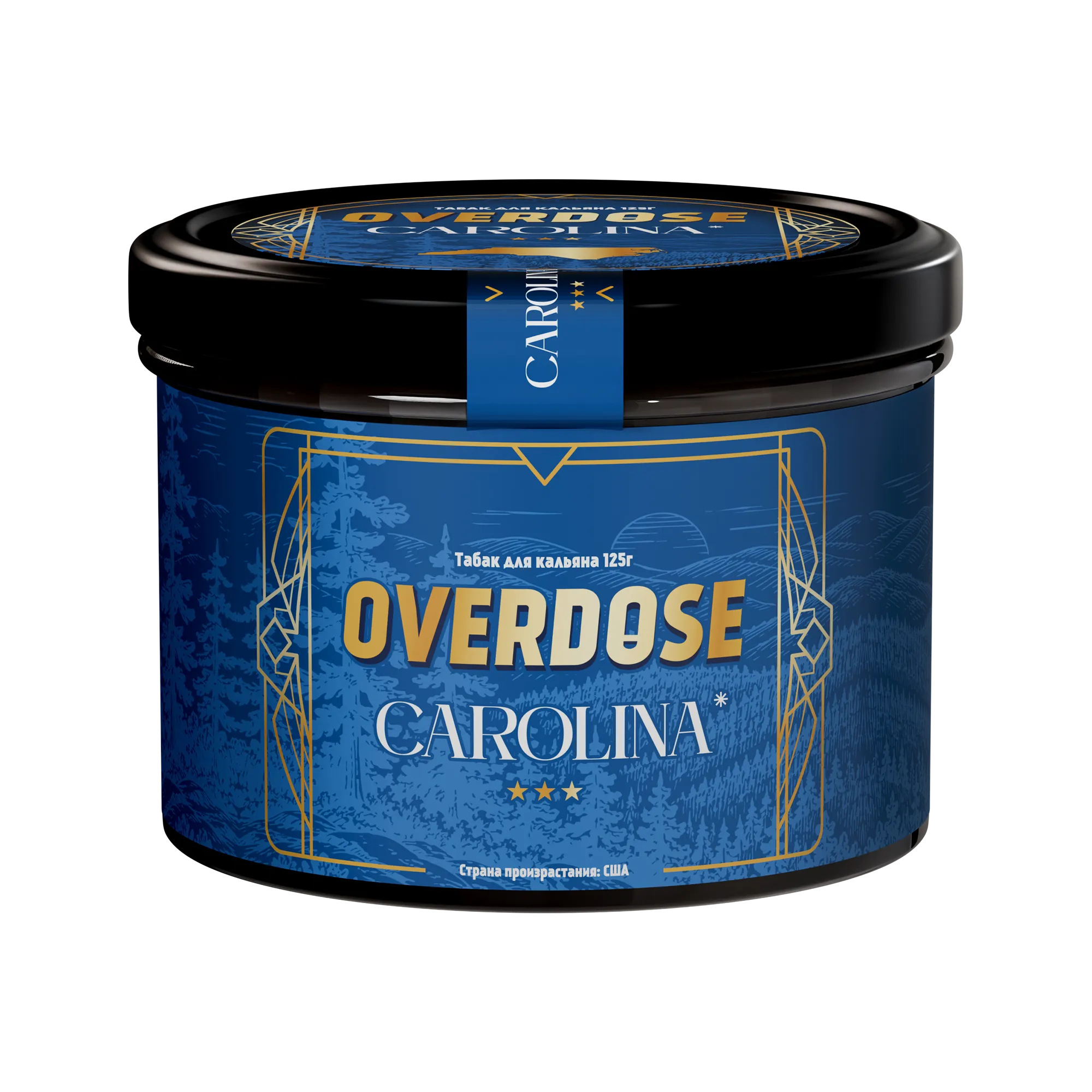 New LE - Табак для кальяна - Overdose - Carolina ( 3/5 дискрипторы: карамель / мед / сухофрукты ) - 125 г