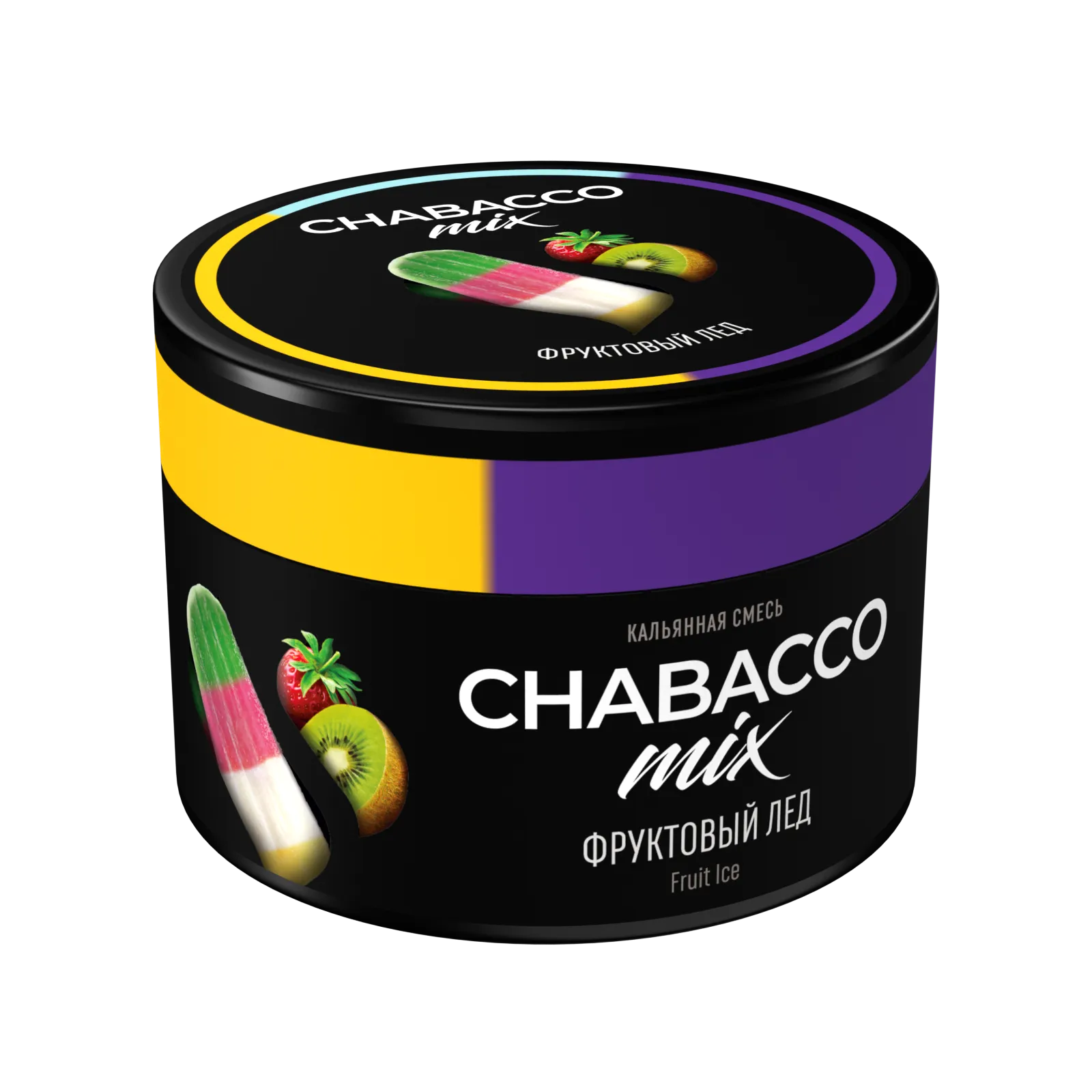Бестабачная смесь для кальяна - Chabacco Mix - Fruit Ice ( с ароматом фруктовый лед ) - 40 г