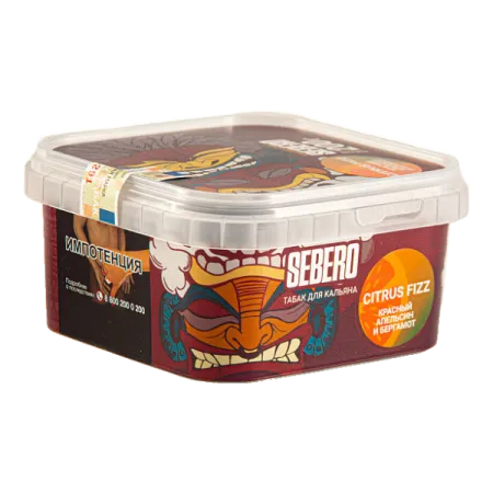 Табак для кальяна - Sebero - CITRUS FIZZ( с ароматом красный апельсин и бергамот ) - 200 г