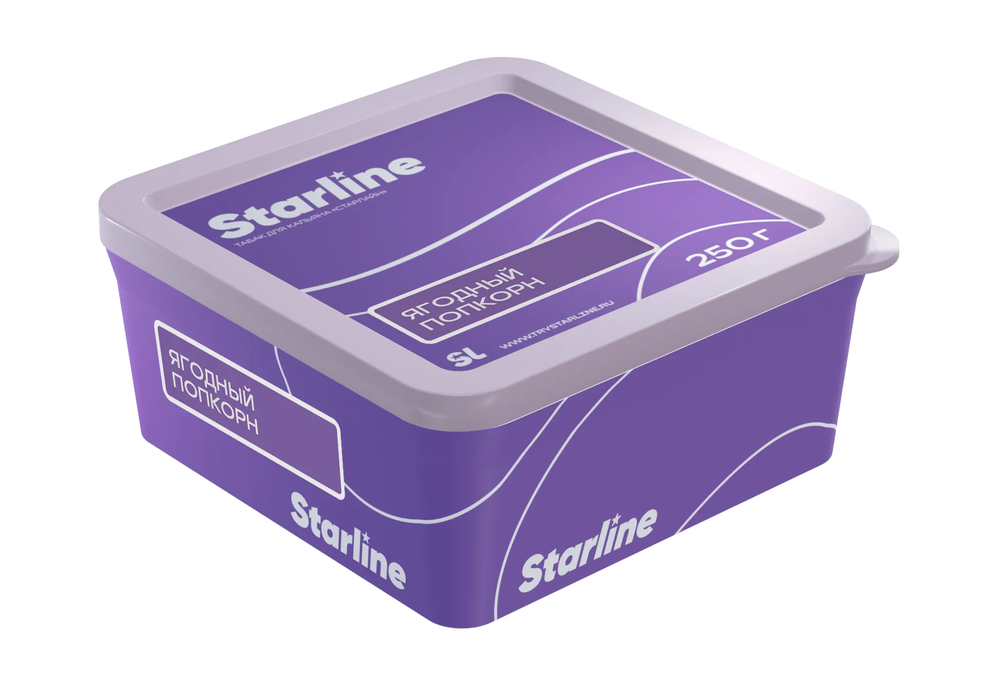 Табак для кальяна - Starline - ЯГОДНЫЙ ПОПКОРН ( с ароматом ягодного попкорна ) - 250 г