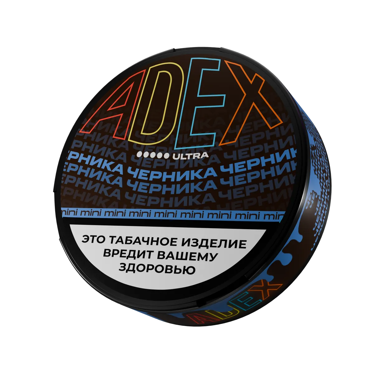 Жевательный табак - ADEX - Strong MINI - Черника - 10 г