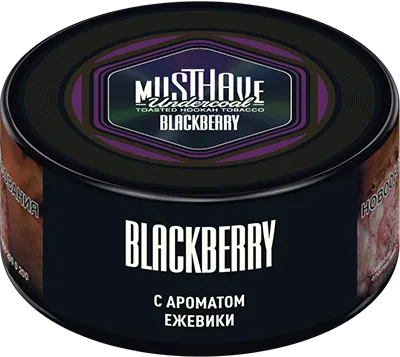 Табак для кальяна - Must Have - Blackberry ( с ароматом ежевика ) - small size - 25 г