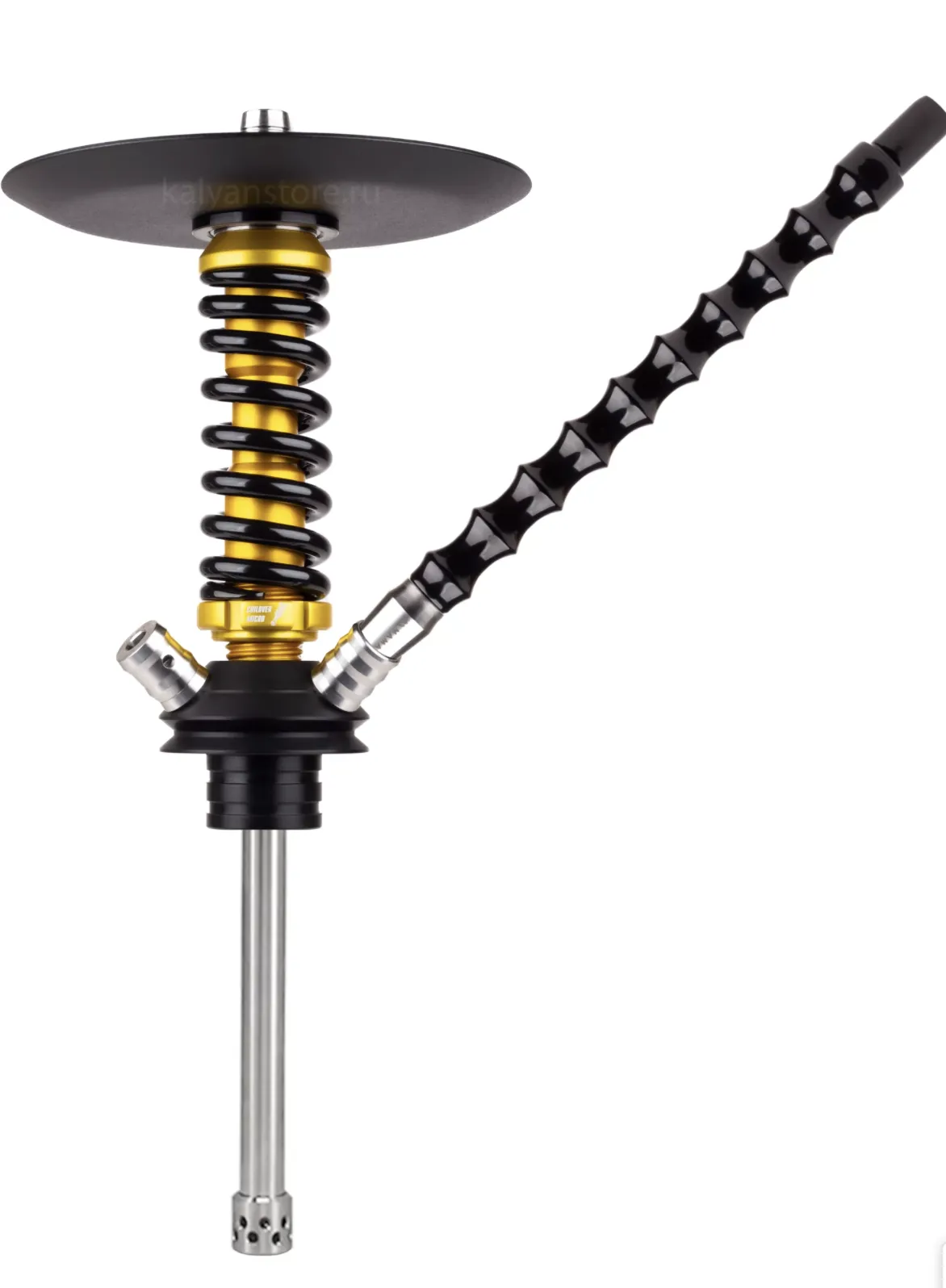 Кальян - Mamay - Coilovers Micro ANOD - ( Золотая шахта - Черный глянец спираль )