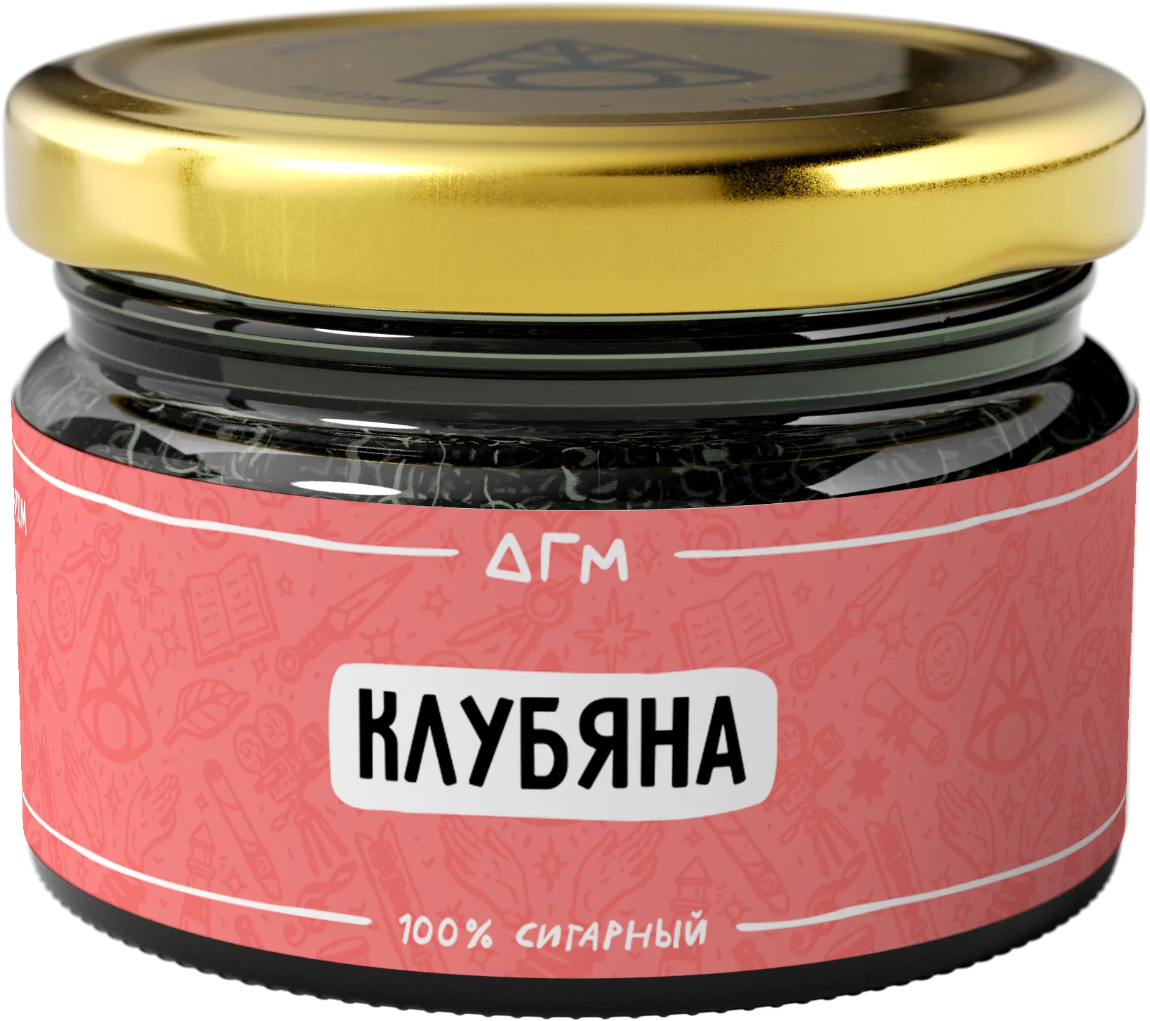 Табак для кальяна - Dogma - КЛУБЯНА ( с ароматом клубника ) - 80 г