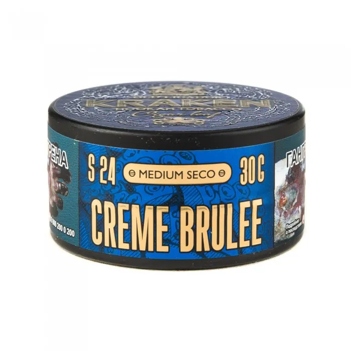 Табак для кальяна - Kraken - MS - Creme Brulee ( с ароматом крем брюле ) - 30 г