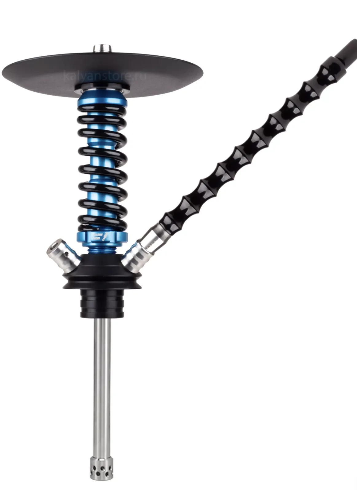 Кальян - Mamay - Coilovers Micro ANOD - ( Синяя шахта - Черный глянец спираль )