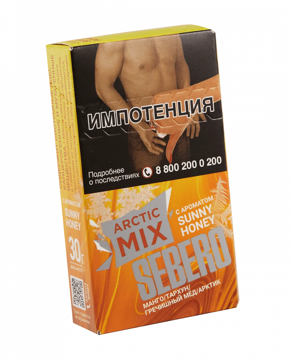Табак для кальяна - Sebero Arctic Mix - Sunny Honey ( с ароматом манго, тархун, гречишный мед, арктик ) - 30 г