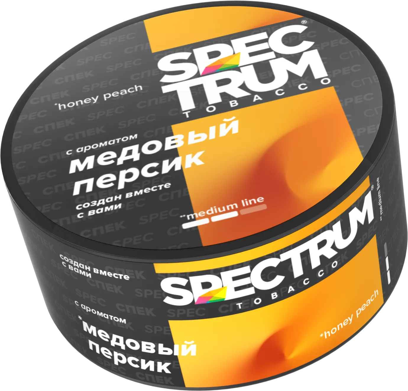 Табак для кальяна - Spectrum MD - Honey Peach - ( с ароматом медовый персик ) - 25 г