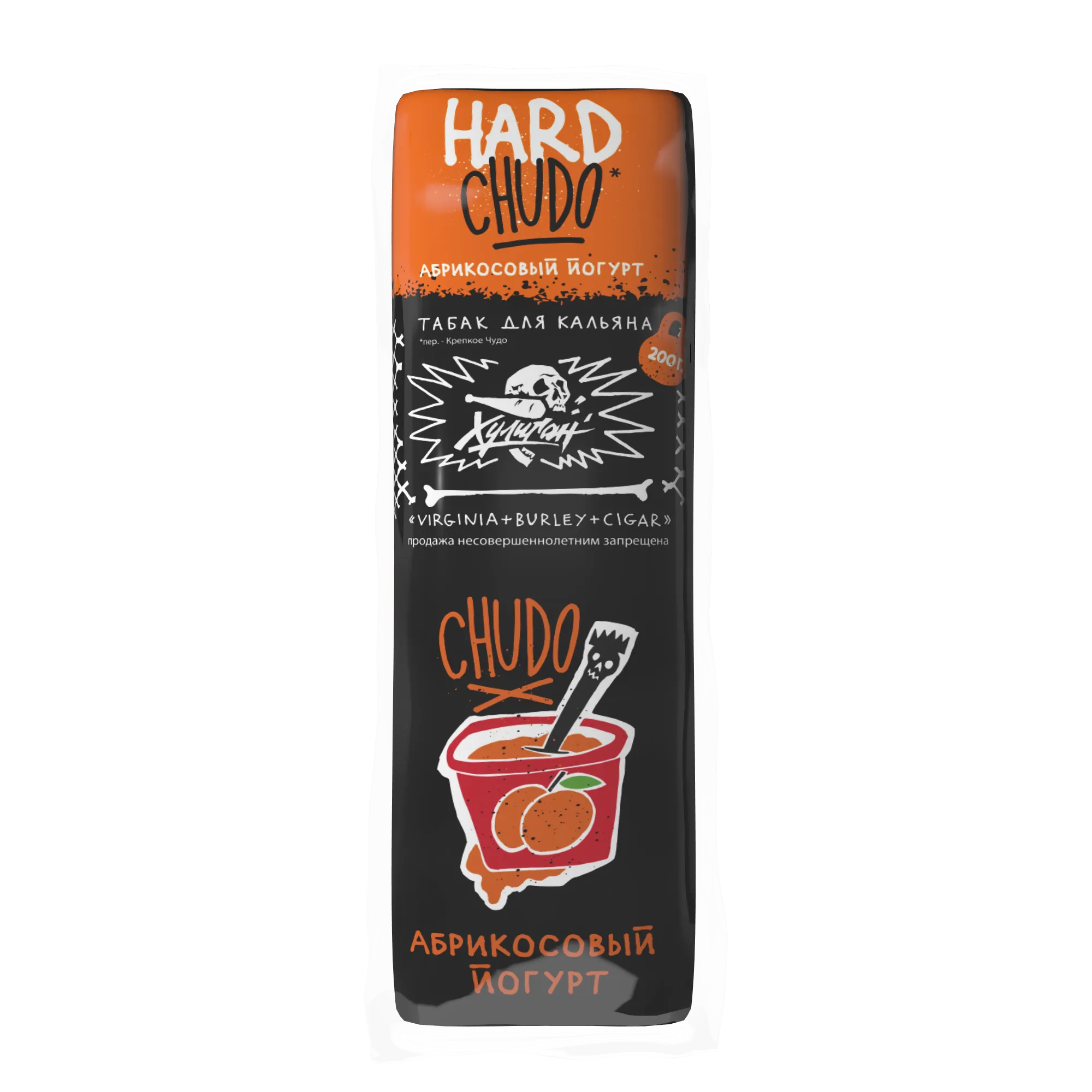 Табак для кальяна - Хулиган HARD - CHUDO ( с ароматом абрикосовый йогурт ) - 200 г