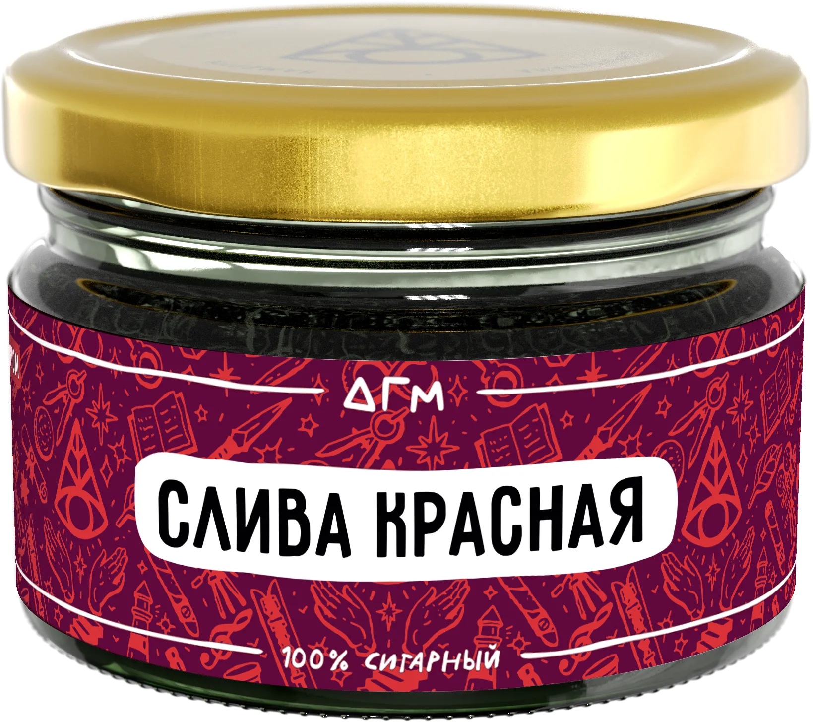 Табак для кальяна - Dogma - СЛИВА КРАСНАЯ ( с ароматом слива ) - 80 г