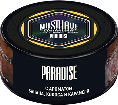 Табак для кальяна - Must Have - Paradise ( с ароматом банан - кокос - карамель ) - small size - 25 г