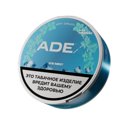 Жевательный табак - ADEX - Medium SLIM - Ice Mint - 10 г