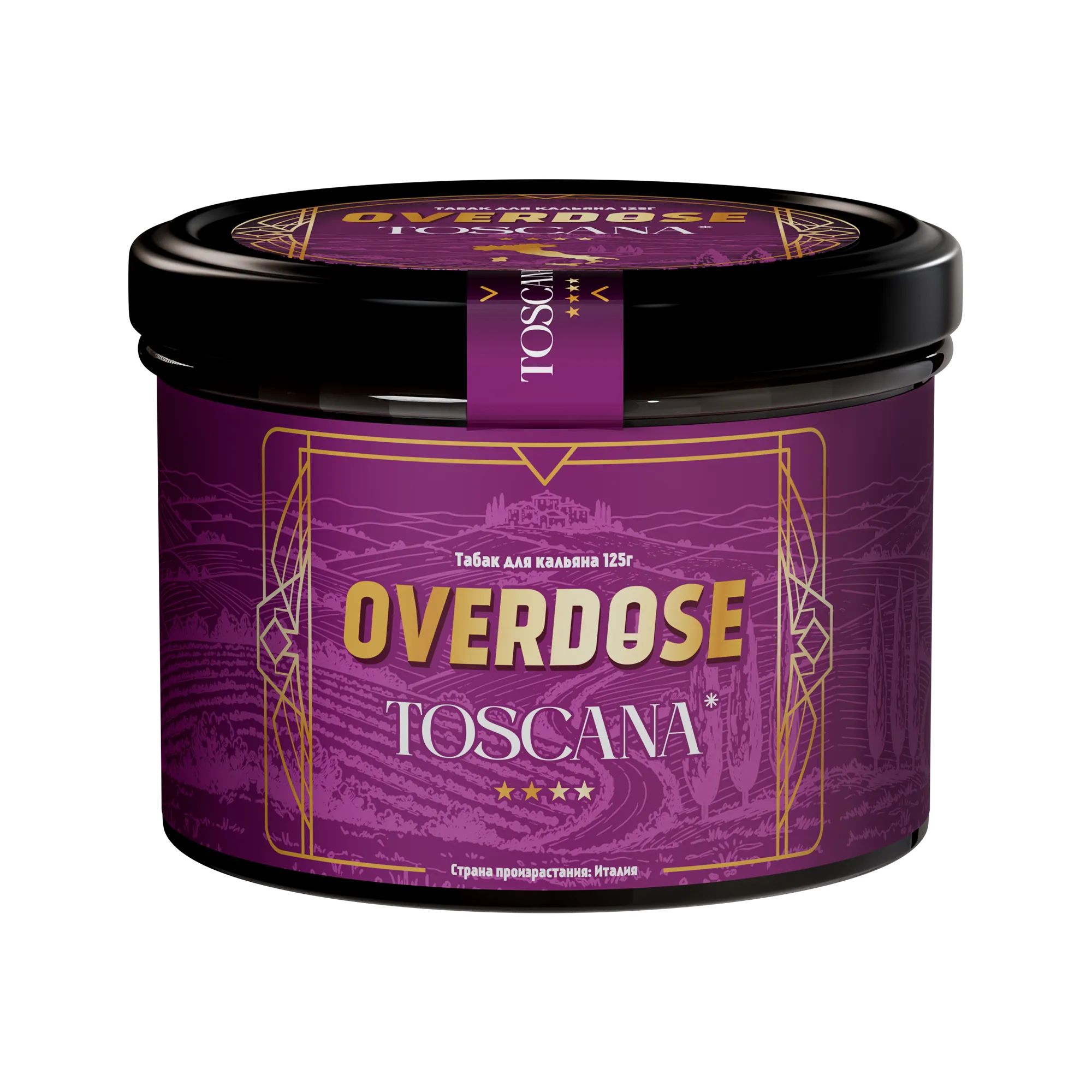 New LE - Табак для кальяна - Overdose - Toscana ( 4/5 дискрипторы: кожа / дерево / грецкий орех ) - 125 г