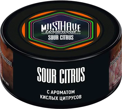 Табак для кальяна - Must Have - Sour Citrus ( с ароматом кислый цитрус ) - small size - 25 г