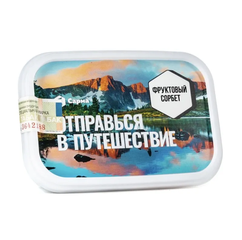 120 - Табак для кальяна - Сарма - фруктовый сорбет ( с ароматом фруктовый сорбет ) - 120 г