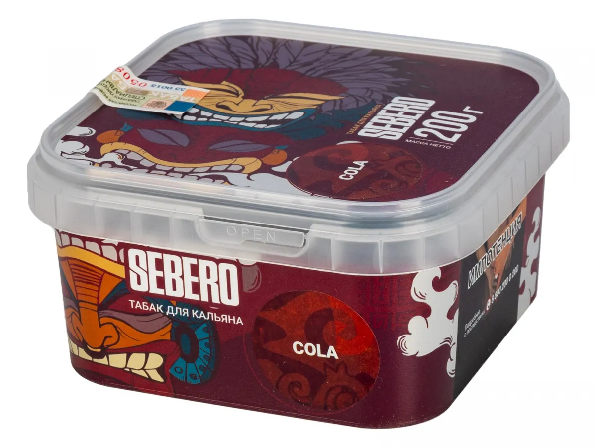Табак для кальяна - Sebero - COLA ( с ароматом кола ) - 200 г