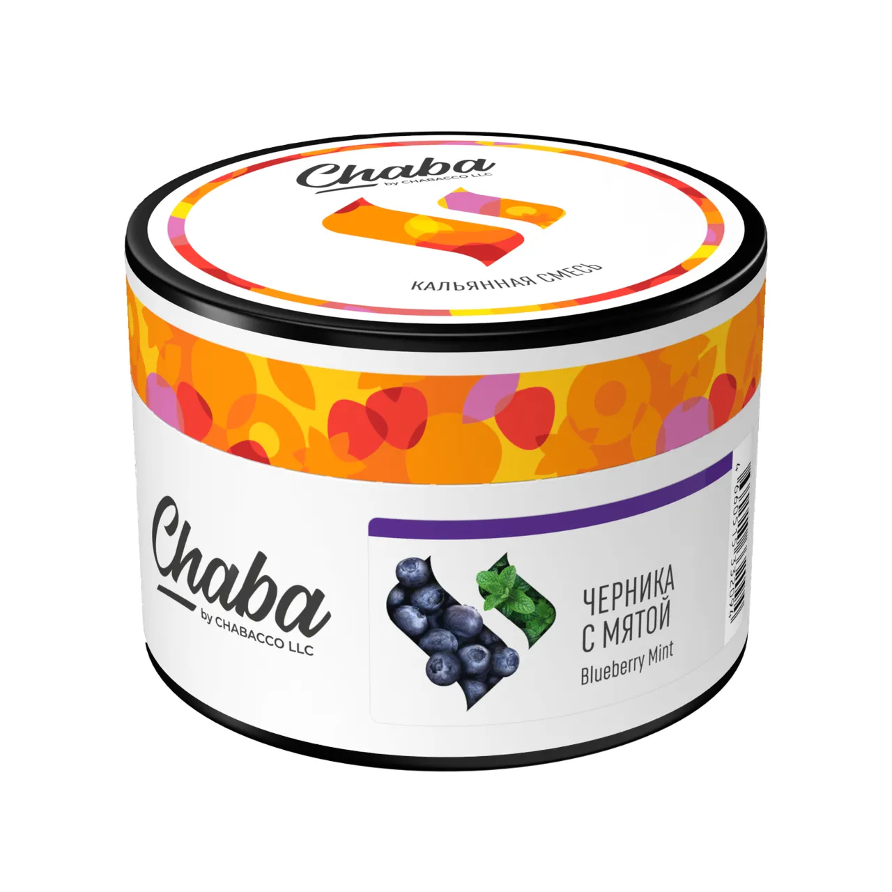 Бестабачная смесь для кальяна - Chaba - Blueberry Mint ( с ароматом черника с мятой ) - 40 г