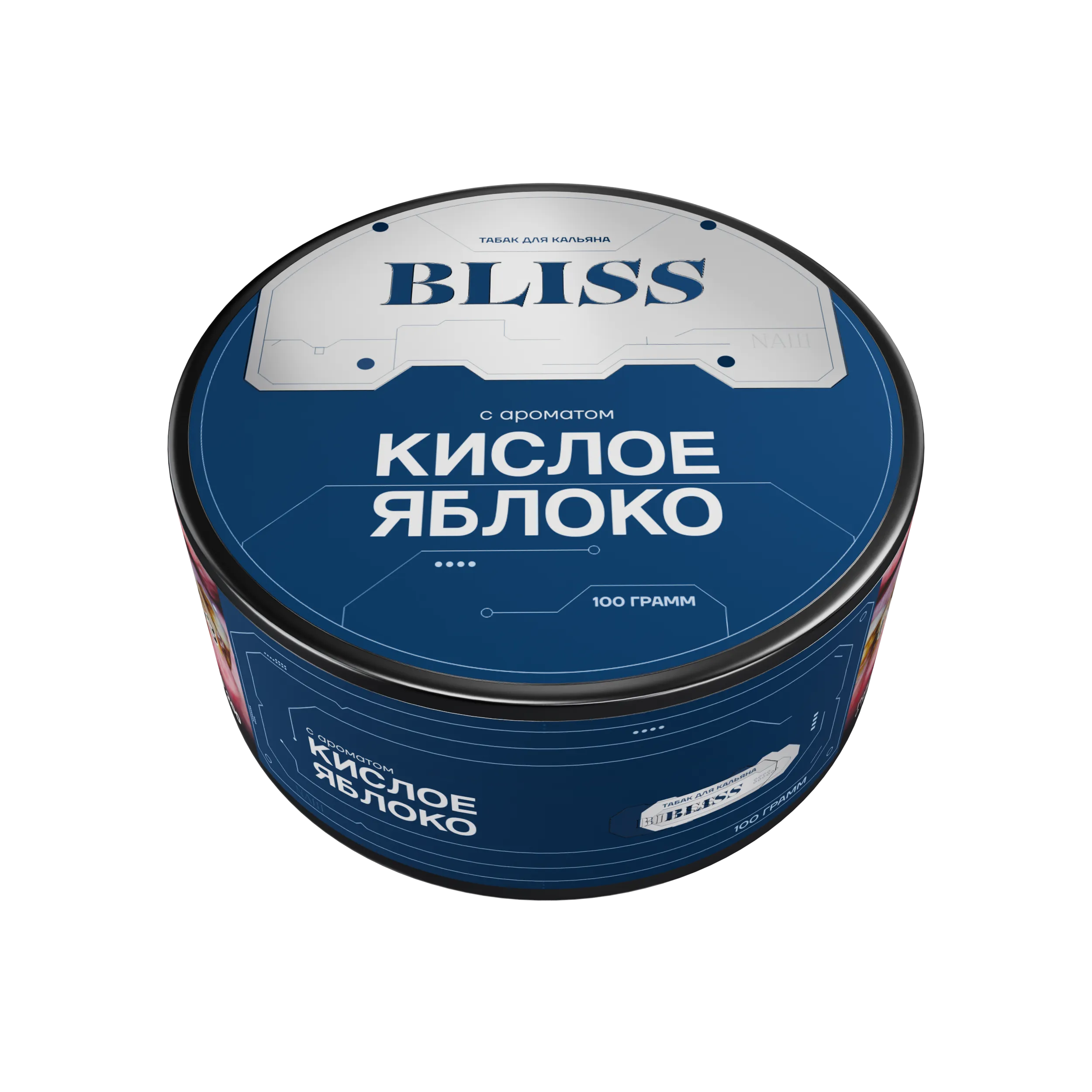 New - Табак для кальяна - Bliss - Кислое Яблоко ( с ароматом кислое яблоко ) - 100 г