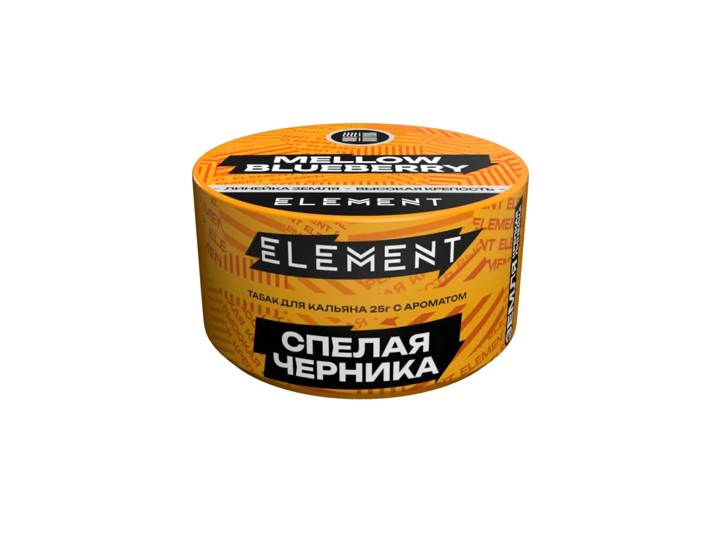 Табак для кальяна - (Oбн.) Element Earth - Mellow Blueberry ( с ароматом черника ) - 25 г