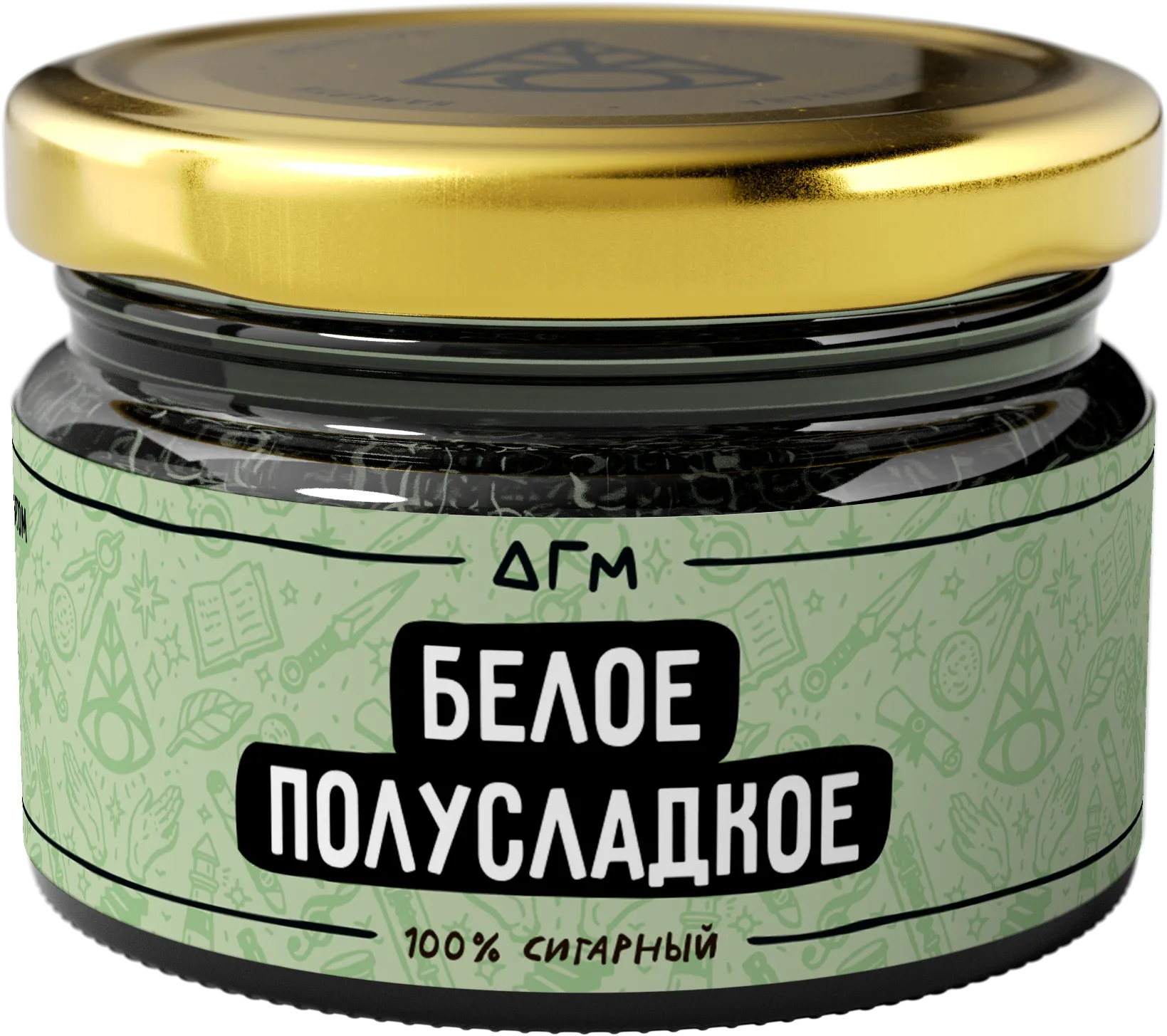 Табак для кальяна - Dogma - БЕЛОЕ ПОЛУСЛАДКОЕ ( с ароматом белое вино ) - 80 г