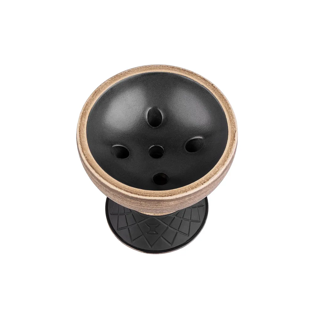 Чаша для кальяна - Alpha Bowl - Turk Design PRO Black Matte ( турка )