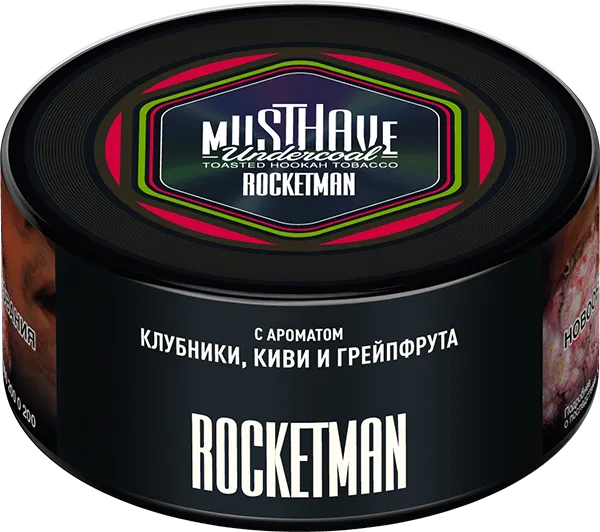 Табак для кальяна - Must Have - Rocketman - ( с ароматом клубника киви грейпфрут) 125 г