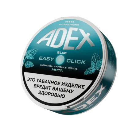 Жевательный табак - ADEX - Easy Click SLIM - Мята - 10 г